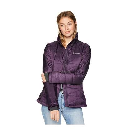 plum lightweight outdoor jacket