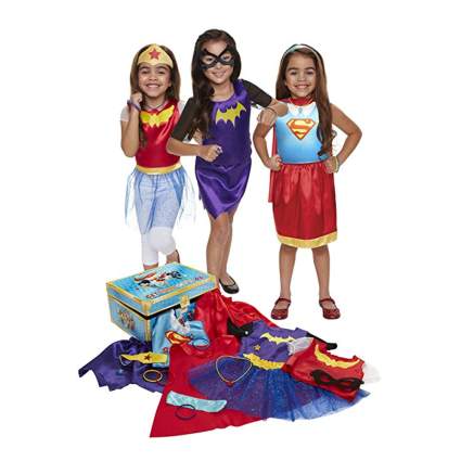 girls DC superheroes dress up kit