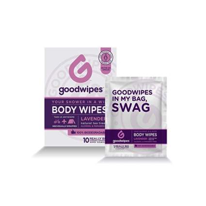 lavendar scented adult body wipes