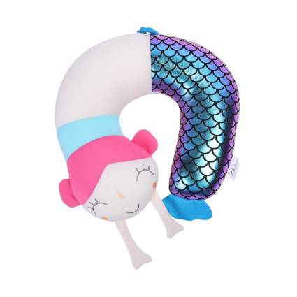 mermaid neck pillow