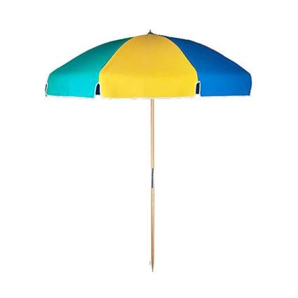 multicolor beach umbrella