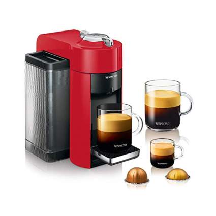 red espresso and coffee machine