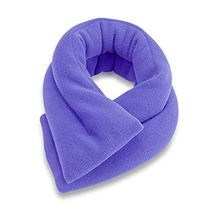 purple heated neck wrap